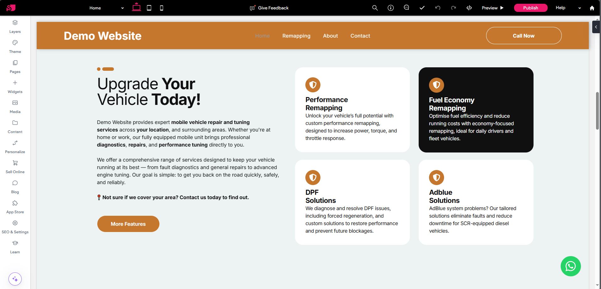 website-editor-sixth-sense-studio